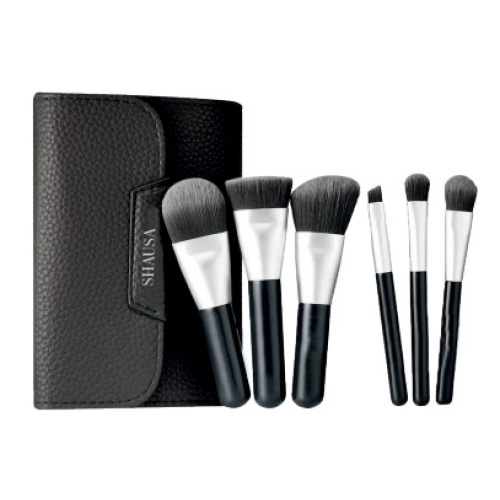 SHAUSA SET BROCHAS DE CARBON ANTIBACTERIAL REF 1120 MAQUILLAJES FACIALES